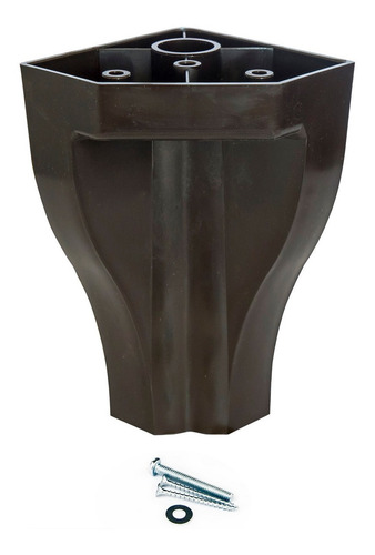 Imagen 3 de 8 de Pata Para Cama Europeas (kit De 4 Patas) Altura 21 Cm