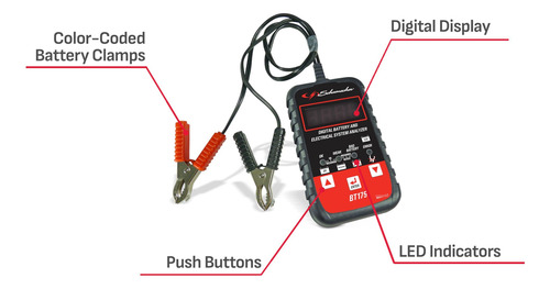 Comprobador De Batería Digital 12 V Schumacher Bt175