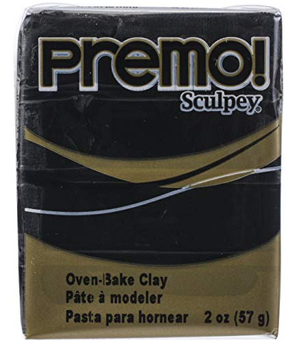 Premo? Arcilla Polimérica Para Horno, Negra, No T...