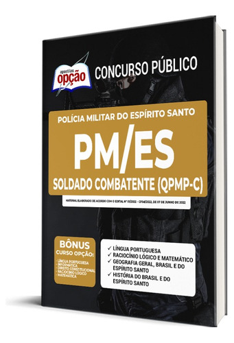 Apostila Pm-es 2022 - Soldado Combatente (qpmp-c)