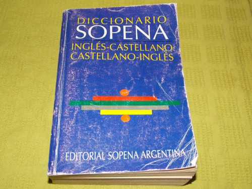 Diccionario Sopena Inglés Castellano - Sopena Argentina
