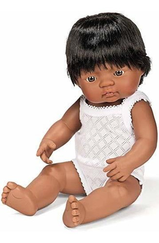 Miniland 15  Anatomically Correct Baby Doll Niño Hispano