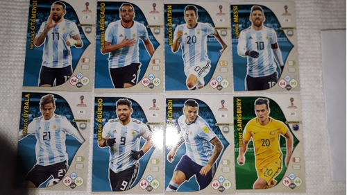  Cartas (normales) Adrenalyn Russia 2018 (10 Cartas × 5.000)