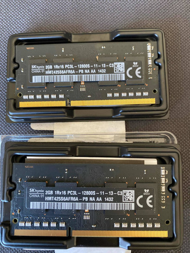 Kit Ram Mac Ddr3 4gb Sk Hynix (Usado)