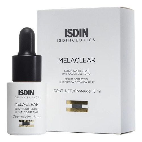 Isdinceutics Melaclear Serum Corrector Unificador Tono 15ml Tipo De Piel Todo Tipo De Piel