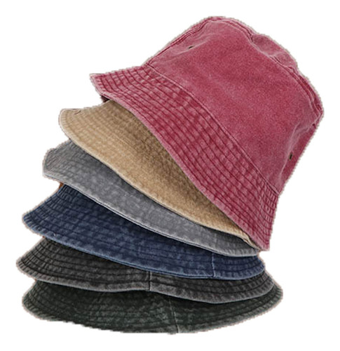 Sombrero De Pescador Desgastado, Lavado, Estilo Retro, Para
