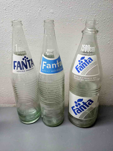 Antiguas Botellas De Gaseosa Fanta Antigüedades (Usado)