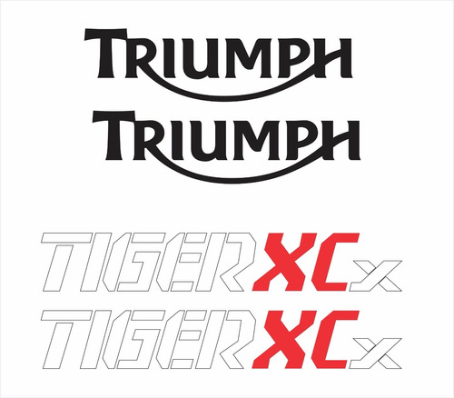 Kit Adesivo Compatível Tiger 800xcx 800 Xcx 2017 Verde Tg019