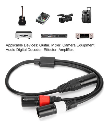 Lrxp Sroje Cabo Xlr Macho 5 Pinos Para Duplo 3 Pinos