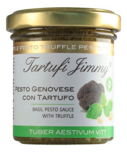 Salsa Pesto Con Albahaca Y Trufa Tartufi Jimmy 90g