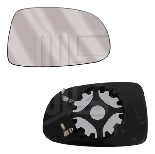 Vidrio De Espejo Derecho Chevrolet Corsa 2 02-11 Con Base