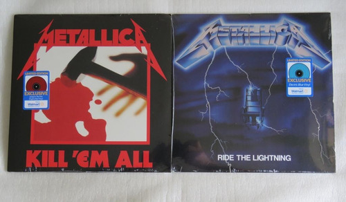 Imagem 2 de 6 de Metallica Kill + Ride Lp Vinil Colorido Walmart Exclusive 12