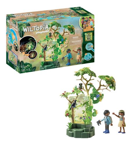 Playmobil Wiltopia - Selva Tropical Luz Nocturna - 71009