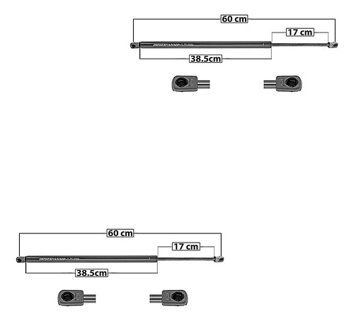 (2) Amortiguadores De 5a Puerta Chevrolet Equinox 05/09