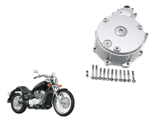 Tampa Esquerda Motor Honda Shadow 750 06 11 759 Parcelamento