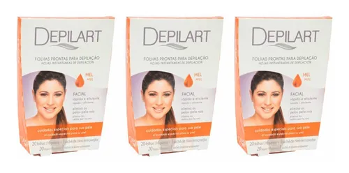 comprar Depilart Mel Toallitas Listas Facial C\u002F20 (kit C\u002F03)