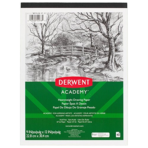 Academy Drawing Paper Pad, 40 Hojas, 9 X 12 , Peso Pes...