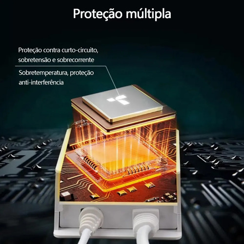 Kit 2 Fonte De Alimentação 12v 2a Bivolt Adaptador Indicado Para Fita Led Equipamentos Cftv (câmeras De Segurança, Dvr), Modem Tv A Cabo Net Sky Vivo Modem Fibra Roteador Radio Decoders Balança