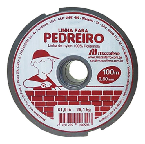 Linha Pedreiro 0.80 100m Bc Mazzaferro