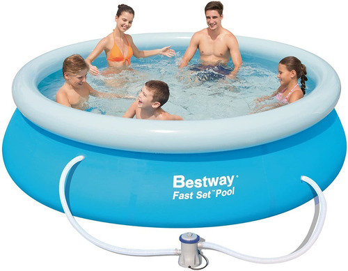 Piscina Inflable Con Filtro, 3.05 Mt X 0.76 Mt, 4678 Litros