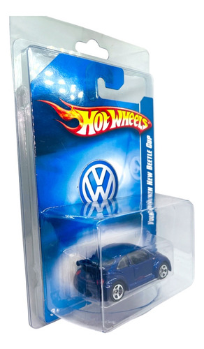 Hot Wheels Vw Beetle Cup Con Blister Protector Escala 1:64 Azul