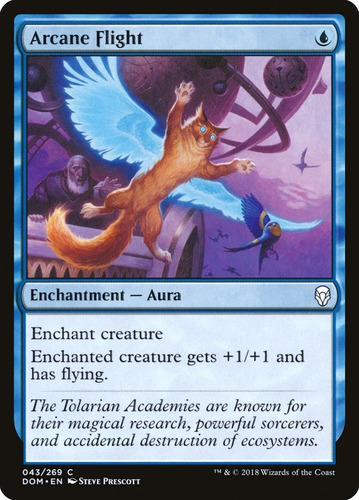 Cartas Magic Arcane Flight Dominaria Mtg Bsas