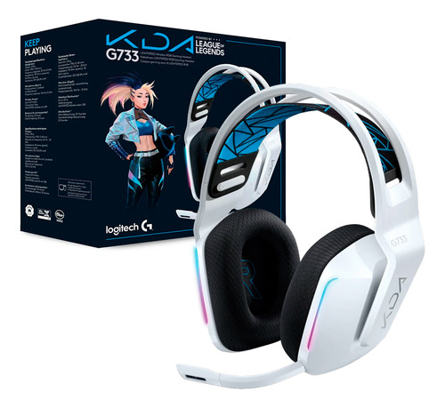 Audifono Gamer Inalambrico Logitech G733 Kda Lightspeed Rgb