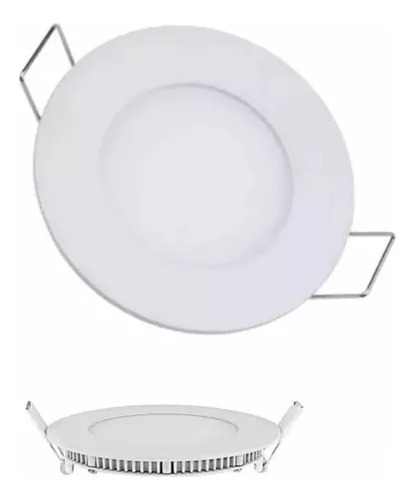 Panel Led Foco Plafón Embutido Techo Redondo 9w 220v 14.5cm