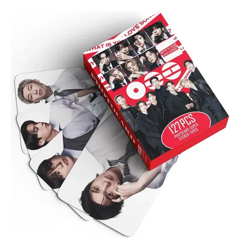 Kit 127 Cartões Fotográficos Bts Arirang Jungkook V Adesivos