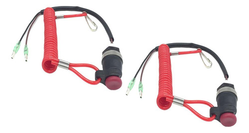 2x Motor Fuera De Borda De Vela Interruptor De Parada De