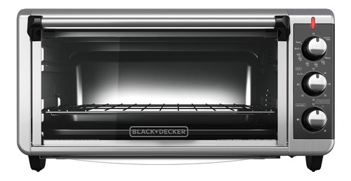 Horno de mesa eléctrico Black+Decker TO3251XSB 30L negro/plateado 220V