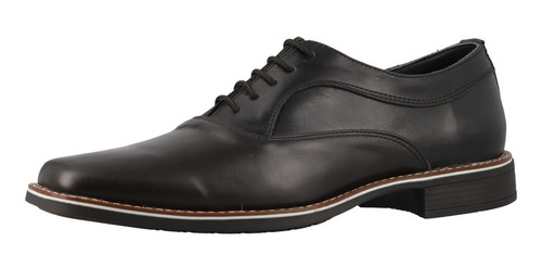 Zapatos Casuales Vestir Caballero Negro Piel