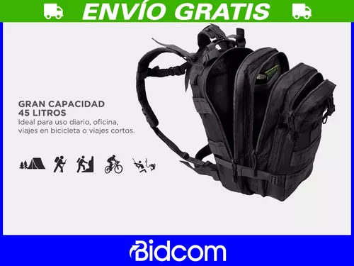 Mochila Tactica Policial Militar Patrulla Trekking 45 Litros