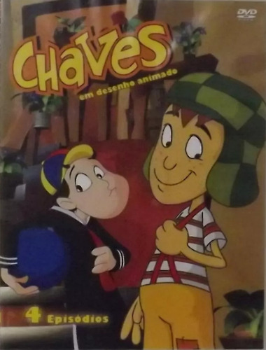 Dvd - Chaves Em Desenho Animado - 4 Episódios