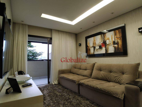 Imagem 2 de 26 de Apartamento Com 2 Dormitórios À Venda, 100 M² Por R$ 460.000,00 - Marapé - Santos/sp - Ap1066