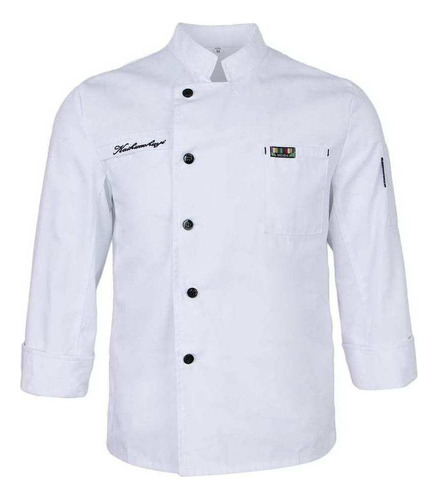 Chamarra De Chefs Ropa De Cocinero Cocina Hotel Manga Larga