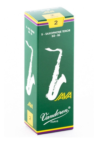 Imagen 1 de 2 de Cañas Para Saxo Tenor Vandoren Java (x5): Origen: Francia