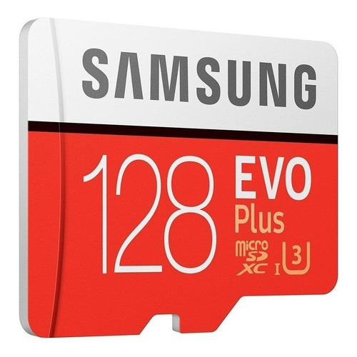 Tarjeta de memoria Samsung MB-MC128GA/AM  Evo Plus con adaptador SD 128GB