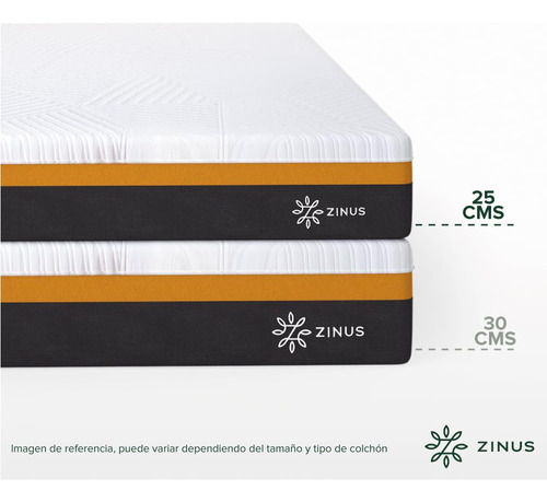 Colchón Individual De Memory Foam Y Resortes Independientes