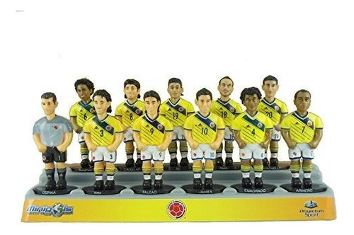 Las Figuras Minigols Colombia Equipo Nacional (11 Pack)