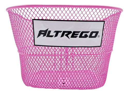 Canasta Canastilla Para Bicicleta Rodado 16 Incluye Soportes Color Rosa