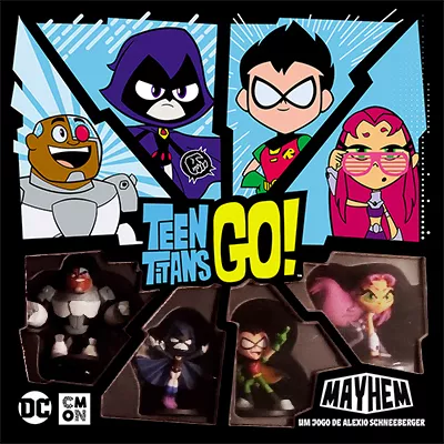 Teen Titans GO! Mayhem Jogo de Tabuleiro Galapagos MHS101