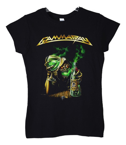 Polera Mujer Gamma Ray Cheerz To The Metal Metal Abominatron