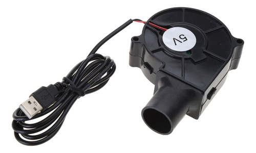 Ventilador Usb Para Churrasco De 7 Cm 7530 Air Turbo Blower,