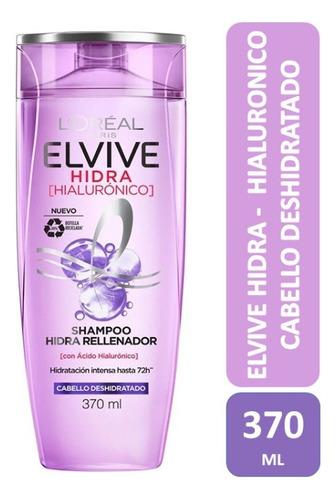  L'Oréal Paris Shampoo Elvive Hidra Hialurónico, 370ml
