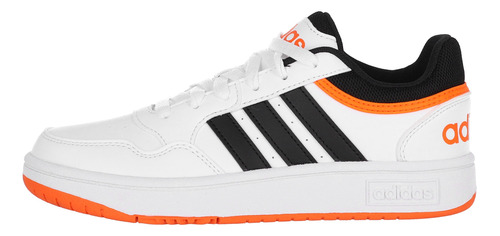 Zapatilla adidas Hoops 3.0 Joven Blancas/naranjas/negras