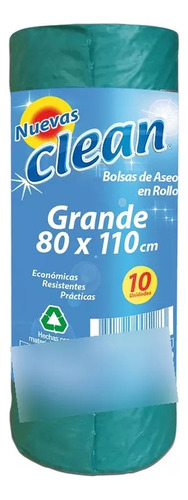 Bolsas De Basura Grande 80x110 Clean