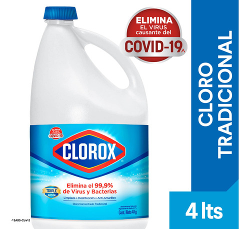 Cloro Clorox Tradicional 4000 Gr