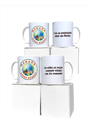 comprar Taza Manada Sobre Ruedas C\u002F Caja Sublimada Personalizada