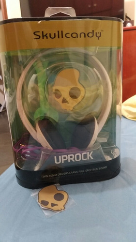 Fone Skullcandy Branco/roxo Spectrum Sound